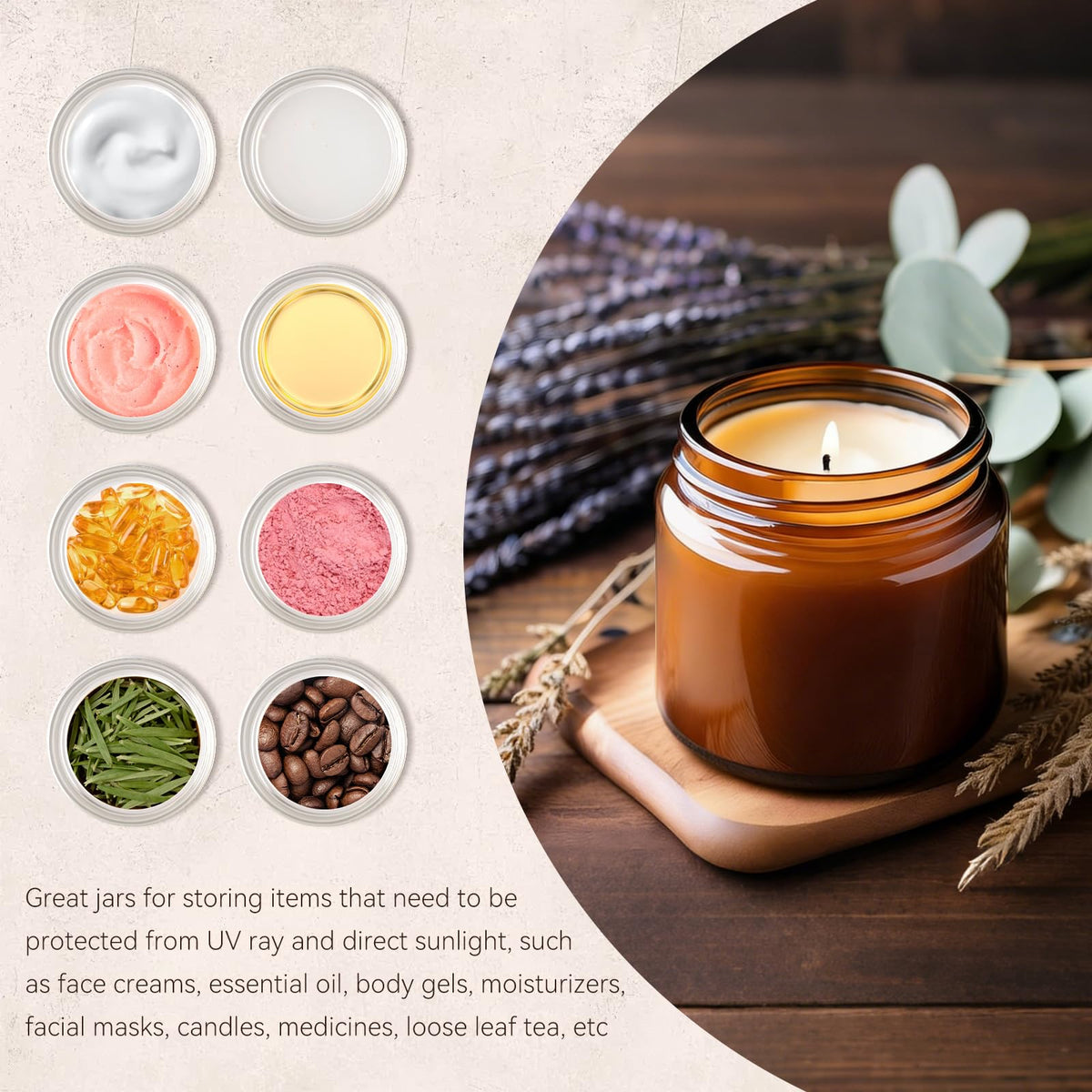 Qeirudu label stickers help organize and identify contents.