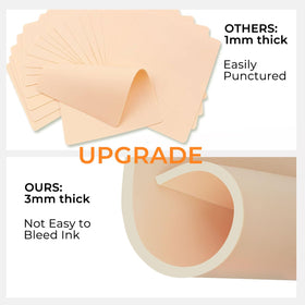 Qeqanazo double-sided tattoo skin ideal for versatile body contour practice.