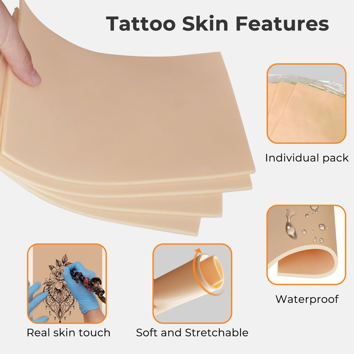 Qeqanazo practice skin individually wrapped for cleanliness and easy setup.