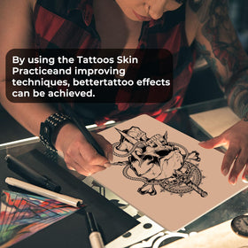 Qeqanazo silicone practice skin with soft, stretchable texture for lifelike feel.