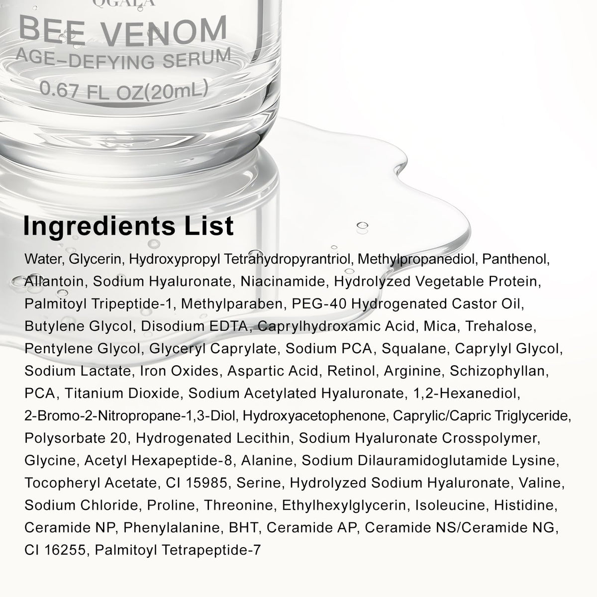 Soothing effect of Qgala Bee Venom Serum on skin after sun exposure