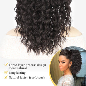 QGZ ponytail supports high or low ponytail styles.