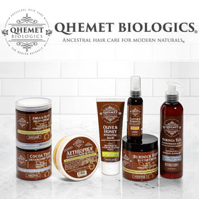 Qhemet Biologics Moringa Tree Conditioning Ghee ingredients include coconut oil, moringa oil, amla and brahmi