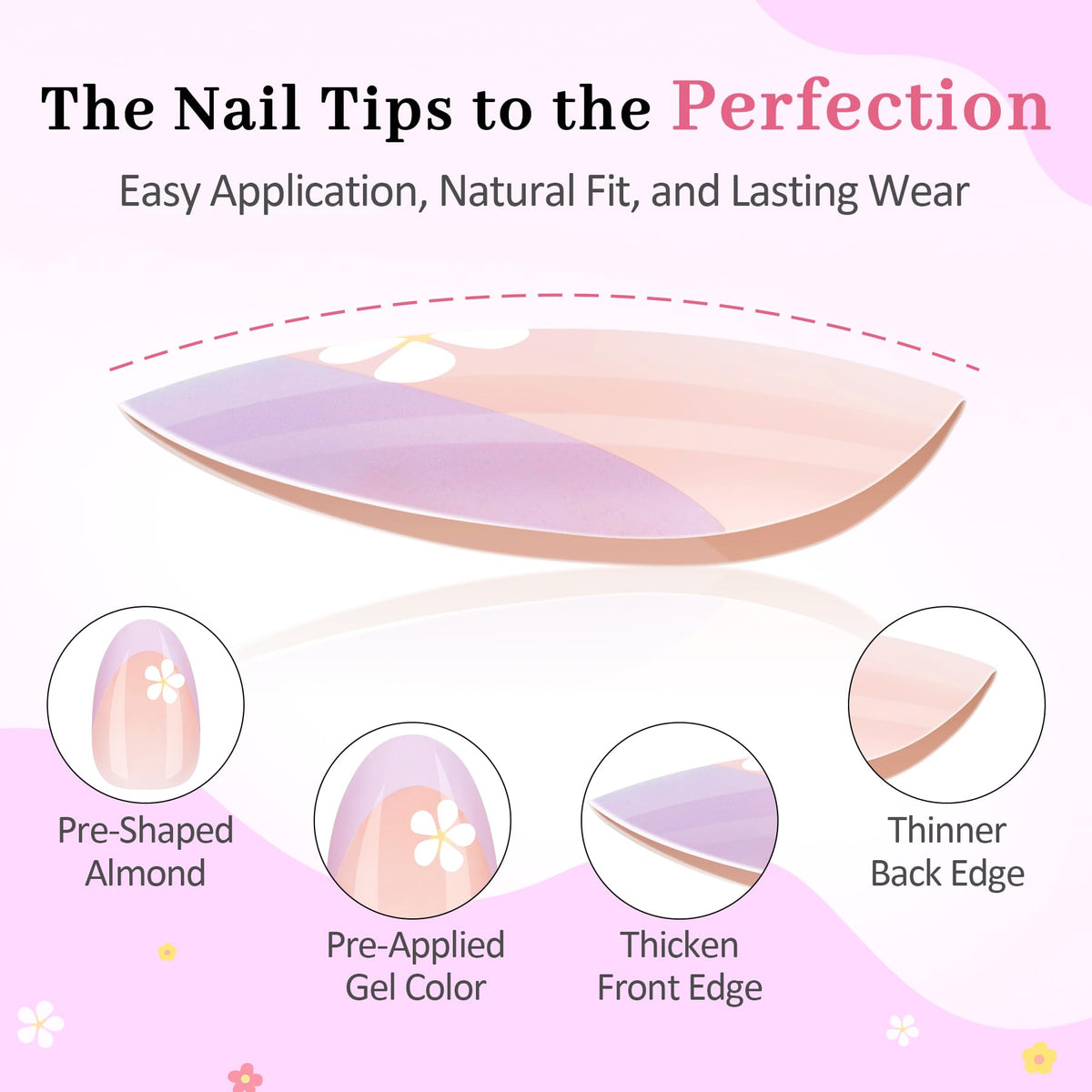 QIEK mini file and cuticle stick for prep and cleanup.