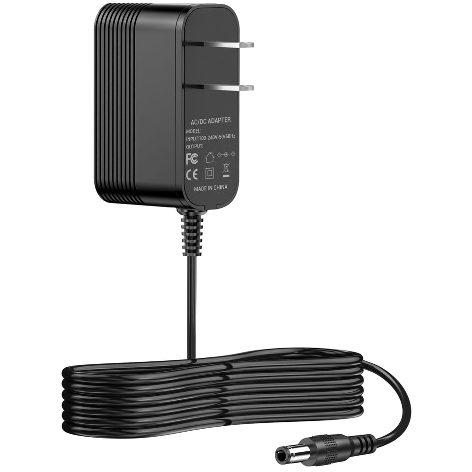 QIHOWHUE 12V charger for Aerogarden Harvest 360 keeps plants powered smoothly.