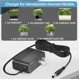 QIHOWHUE replacement power supply 12V offers safe, stable indoor gardening power.