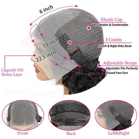 Qiikota breathable glueless cap for secure, all-day comfort.