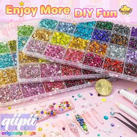 Qiipii B7000 glue included for crafting applications.