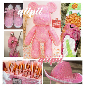 Qiipii gift-ready packaging enhances presentation for nail art and crafts.