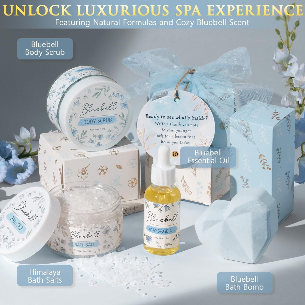 Qinline bath salt supports gentle skin care during a relaxing bath.