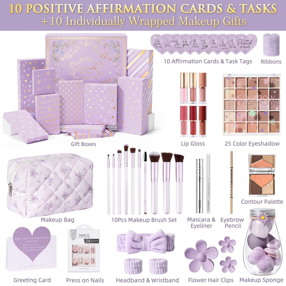 Qinline floral makeup bag highlights organized cosmetics storage on-the-go