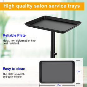 Qinrunkoi tray on wheels with smooth 360-degree silent casters