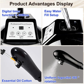 Qinrunkoi 360° nozzle rotation for flexible positioning.