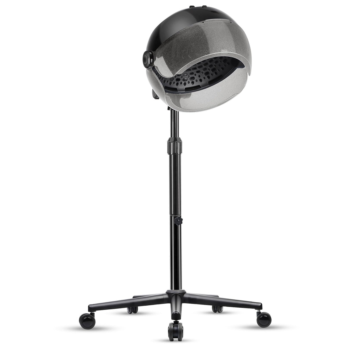 Qinrunkoi hooded dryer front view shows powerful 1500W performance for salon or home use