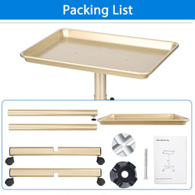 Qinrunkoi versatile tray for beauty, dental, tattoo studios.
