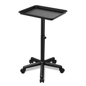 Qinrunkoi salon tray on wheels with a 21-inch base for stable support