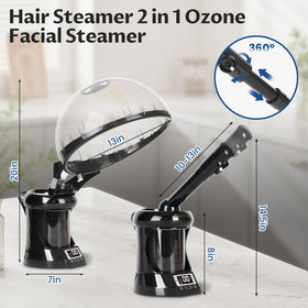 Qinrunkoi tabletop spa steamer compact design for home or salon use