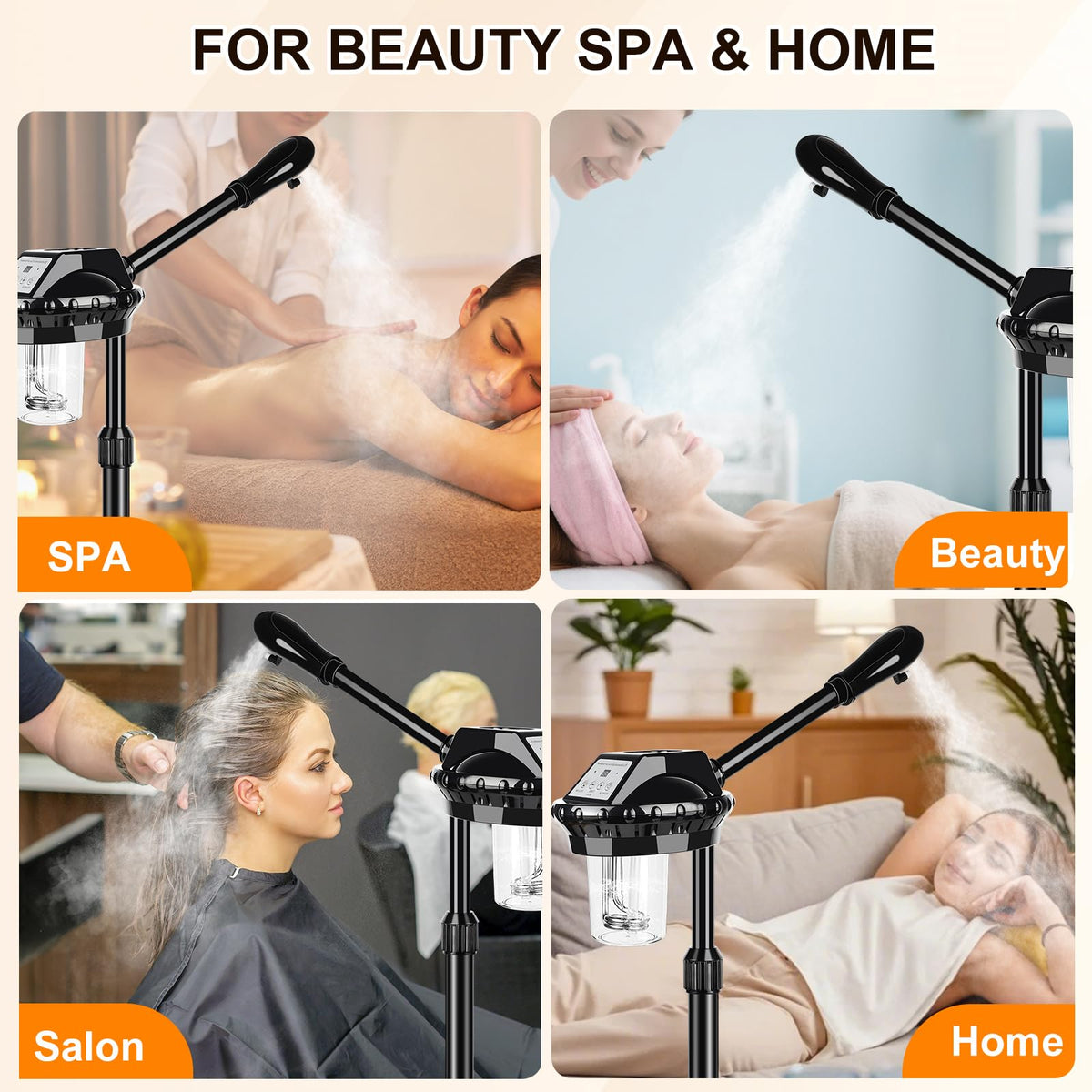 Qinrunkoi wheeled base enables smooth mobility and placement.