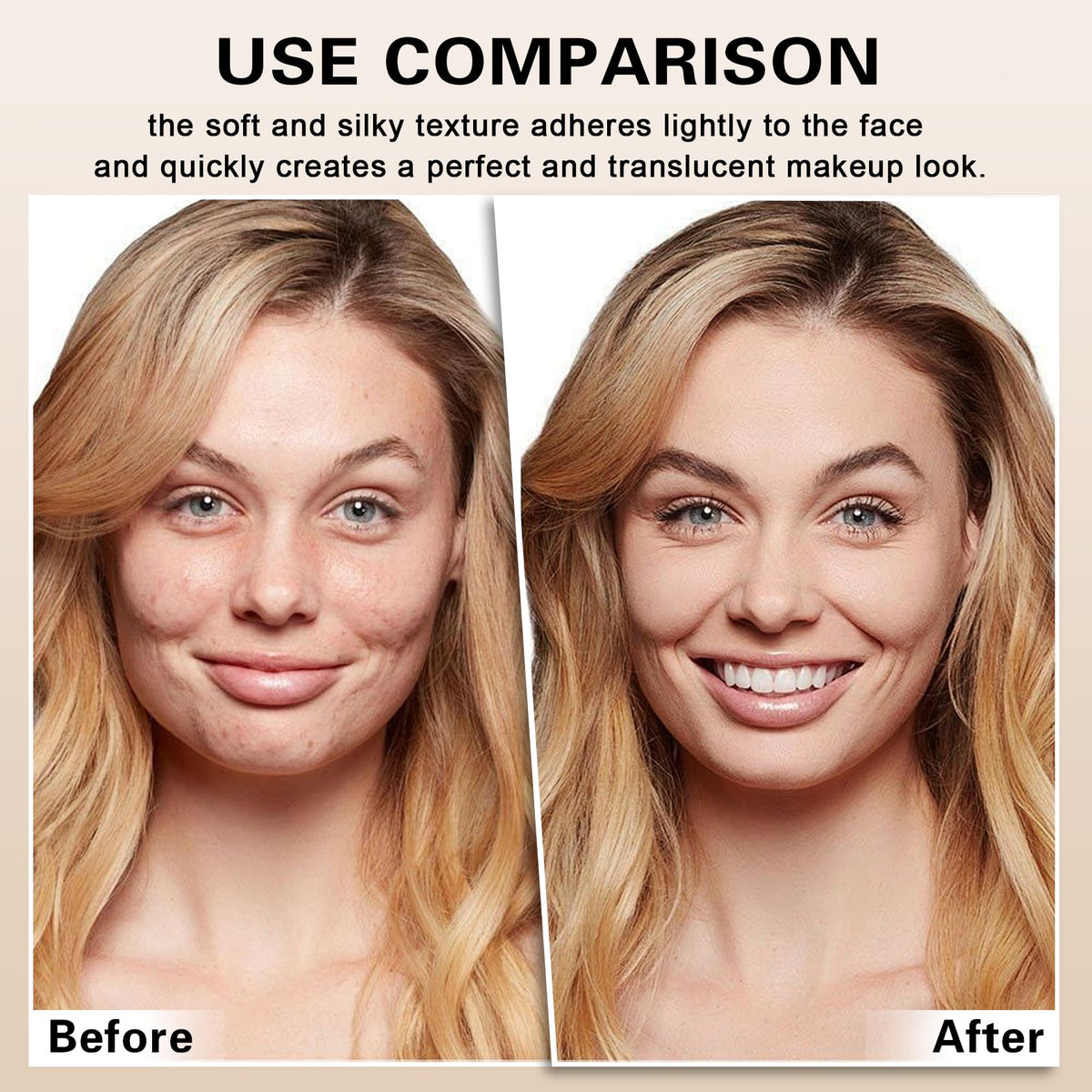 QIUFSSE lightweight makeup feel ensures comfortable, natural wear all day.