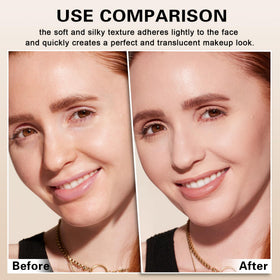 QIUFSSE waterproof makeup finish designed to last all day.