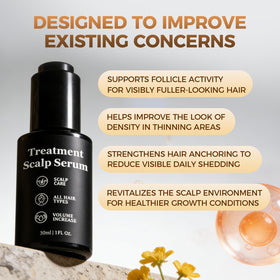 Qiuumey Hair Growth Serum Bundle ingredients close-up emphasizes plant-based actives.