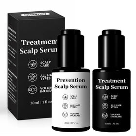 Qiuumey Hair Serum Bundle bottle pour for easy daily use.