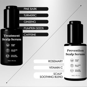 Qiuumey Hair Serum Bundle serum application on scalp nourishes.