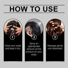 Qiuumey Hair Serum Bundle lifestyle shot for at-home routine.