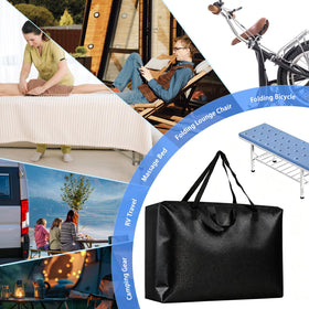 Qivine Upgrade Massage Tables Bag doubles as gear organizer for trips