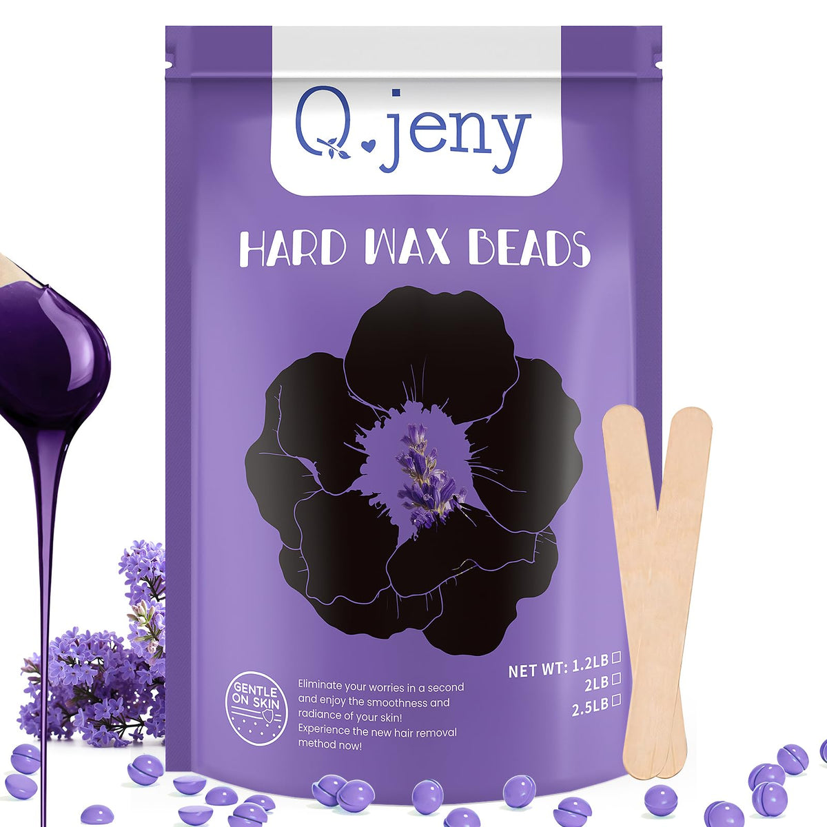 Q.jeny wax beads beginner-friendly and easy to apply