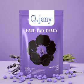 Q.jeny lavender formula wax beads for a gentle hair removal experience