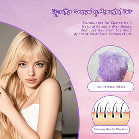 Q.jeny wax beads for sensitive skin reduce irritation