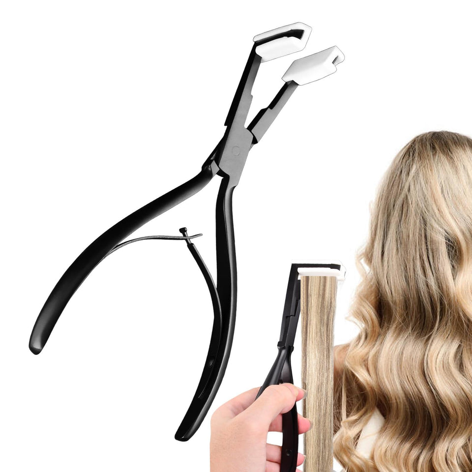 QKDS Tape In Extensions Plier front view for precise sealing and effortless application