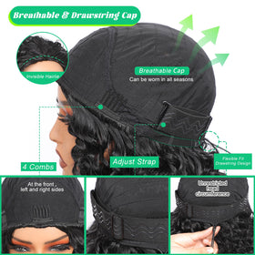 Qmaple Half Wig offering versatile styling like braids