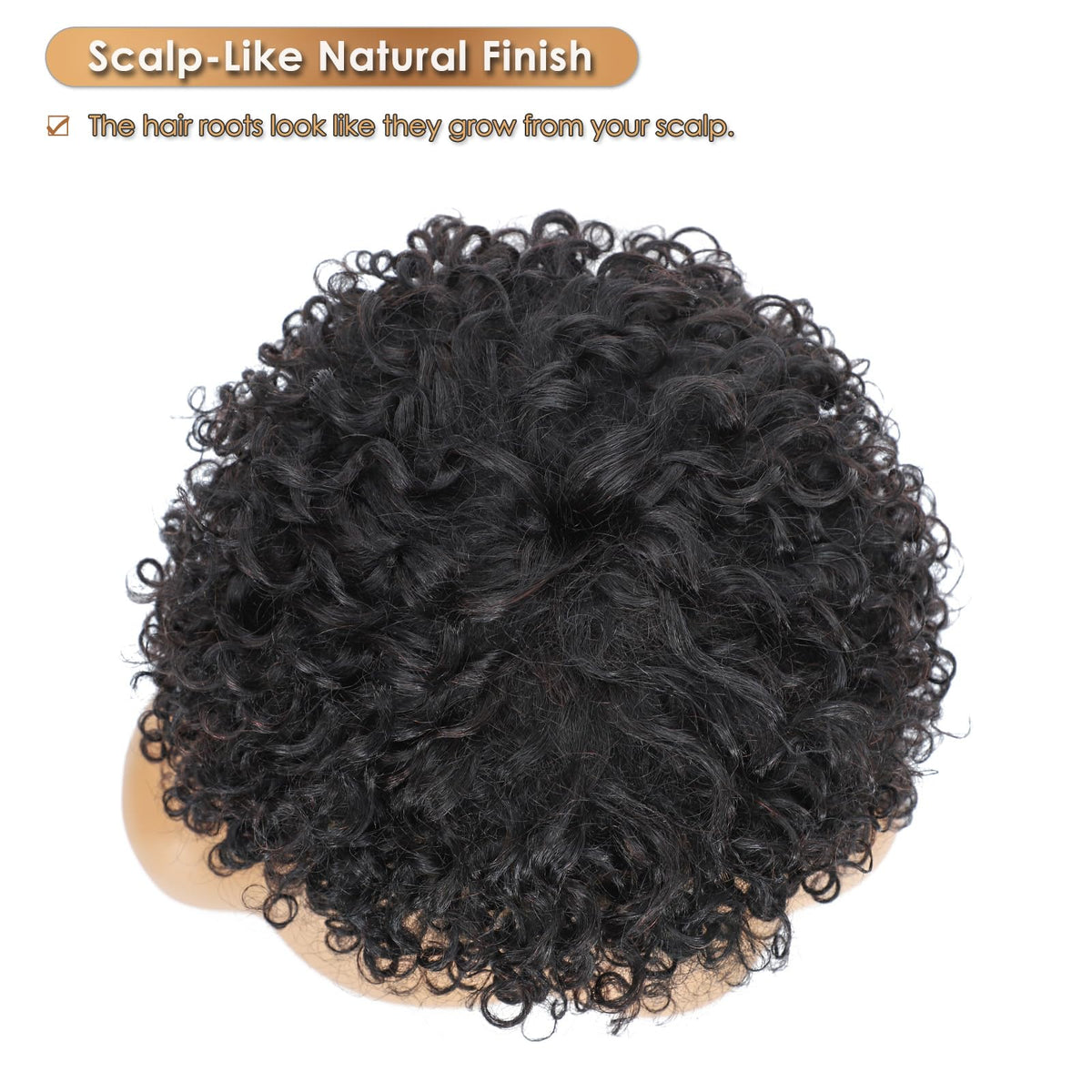 Qornex breathable medium-cap wig provides all-day comfort and stability.
