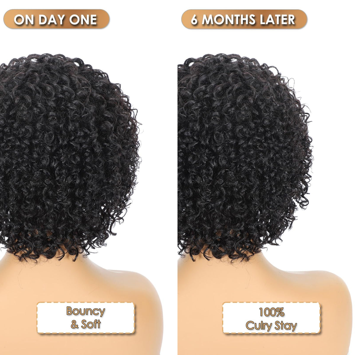 Qornex human hair wig can be washed, dyed, and restyled.