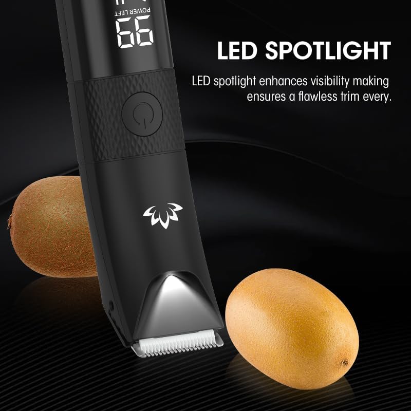 QREEYX Qreeyx Manscape Trimmer lightweight cordless design for travel.