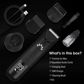 QREEYX Qreeyx Manscape Trimmer compact build ideal for gym and travel.