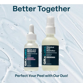 QRxLabs applying peel on clean skin for even tone