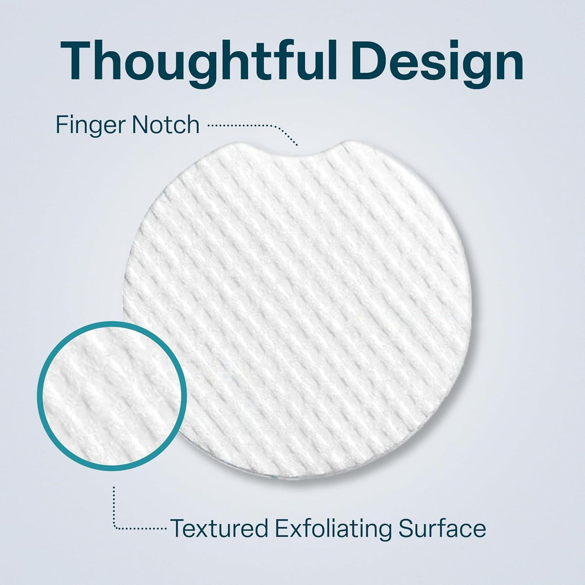 QRxLabs at-home use: swipe on clean skin for exfoliation.