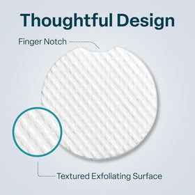 QRxLabs at-home use: swipe on clean skin for exfoliation.