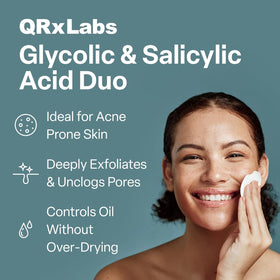 QRxLabs textured pad close-up emphasizing precise application.