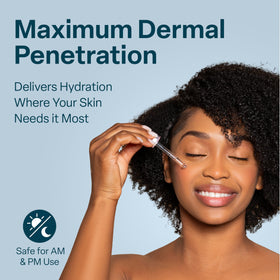 Ingredient visual for QRxLabs Hyaluronic Acid Serum with hyaluronic acid and Vitamin B5