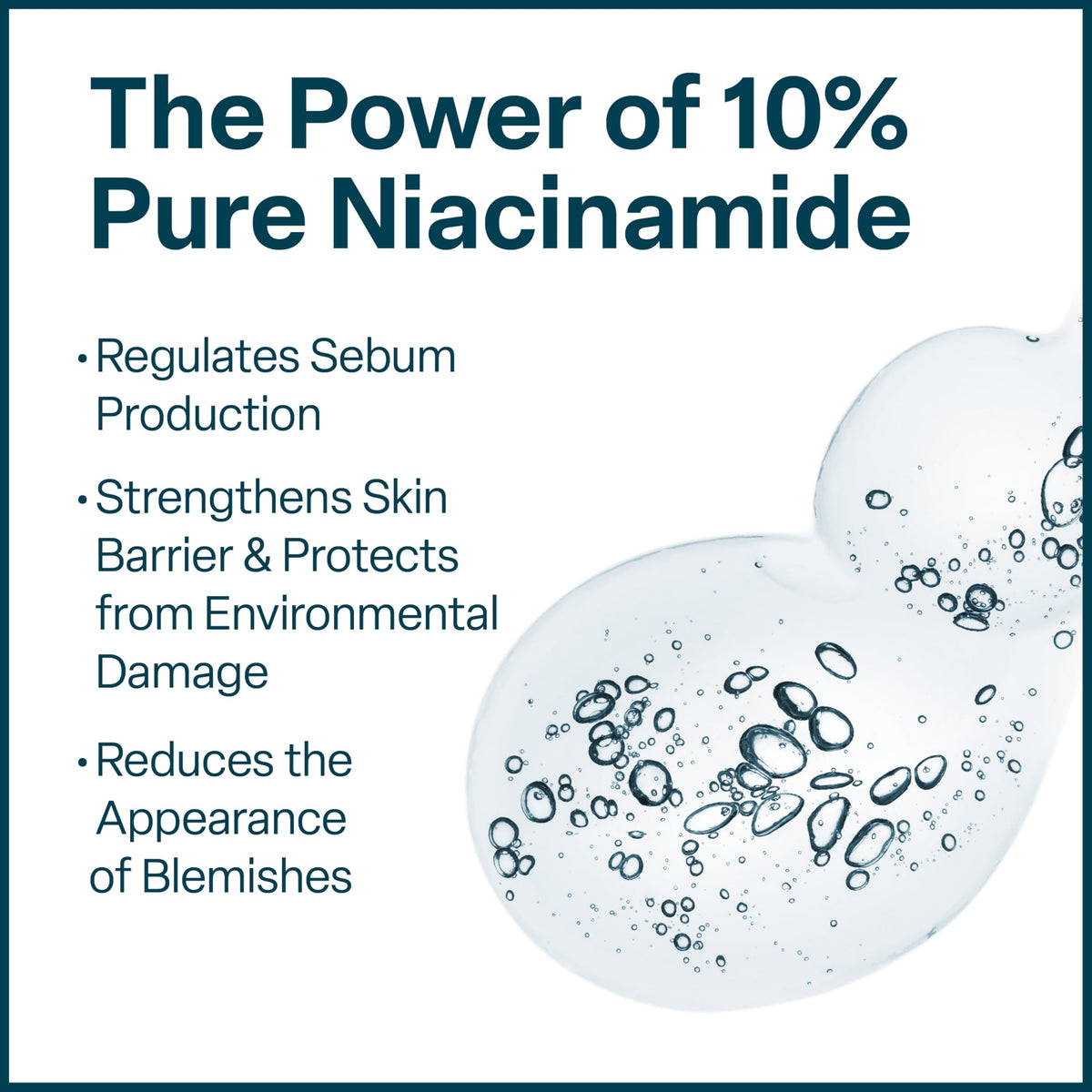 QRxLabs NiacinaMax label front featuring tea tree and calendula