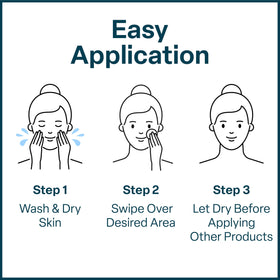 Textured pad surface ensures consistent exfoliation for a refreshed look.