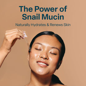 QRxLabs Snail Mucin Serum ingredients; rich mucin supports hydration