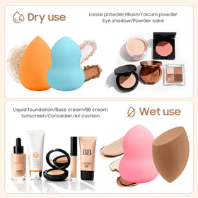 QSdywlyd ultra-soft latex-free sponge for gentle application