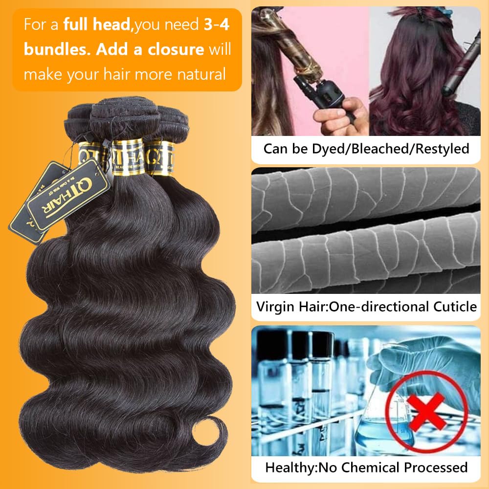 QTHAIR 18A Body Wave bundles feel soft and smooth for comfortable wear.