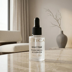 QTICA Half Time finish close-up, no dents or smears on dried nails.