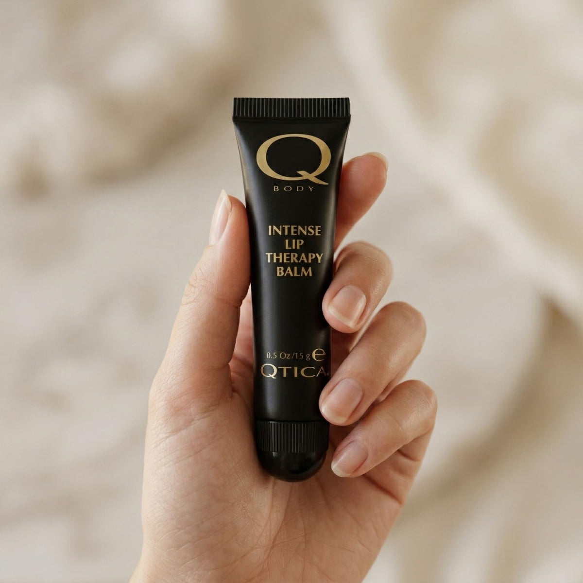 Nourishing emollients and antioxidants in QTICA Lip Repair Balm